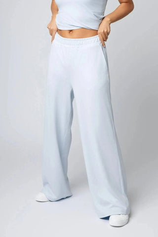 Addison Sweatpant from Yebo Clothing, featuring sustainable performance activewear made from recycled materials, offering an elevated style for post workout or weekend wear in breathable workout gear.