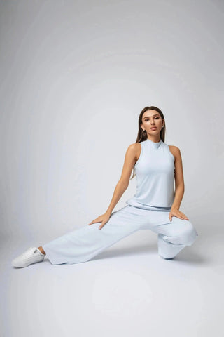 Yebo Clothing's Addison Sweatpant, a conscious fashion choice in sustainable athleisure, made for those seeking performance and comfort in their gym wear.