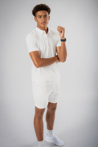 A group of friends enjoying outdoor activities, wearing the Dylan Polo by Yebo Clothing, showcasing performance hoodies and eco-friendly gym clothes that promote an active lifestyle with a conscious choice.