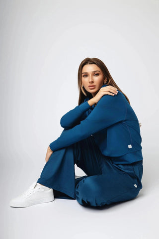 Harper Hoodie from Yebo Clothing, a sustainable performance activewear choice made from recycled materials, ideal for mindful movement, featuring breathable workout gear and moisture-wicking fabric.