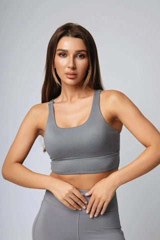 The Jordan Sports Bra by Yebo Clothing, showcasing sustainable performance activewear made from eco-friendly gym clothes and recycled materials, perfect for mindful movement and breathable workouts.