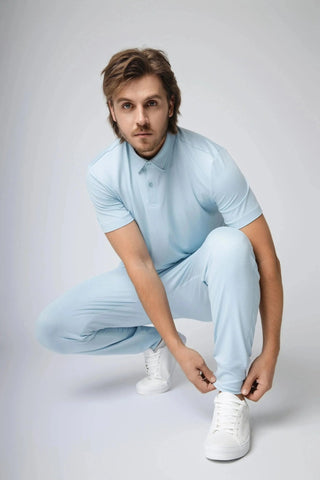 Logan Jogger by Yebo Clothing, featuring sustainable performance activewear made from eco-friendly recycled materials, perfect for mindful movement and breathable workouts.