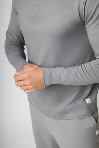 Enhance your wardrobe with the versatile Lucas Quarter Zip from Yebo Clothing. Designed for sustainable athleisure, this eco-friendly garment combines performance with fashion, made from recycled polyester and perfect for those who appreciate minimalist loungewear.