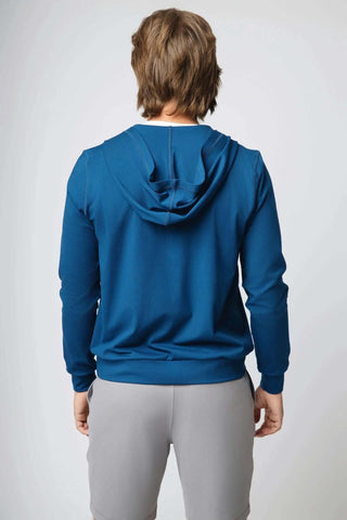 Zahaan Hoodie by Yebo Clothing, a perfect blend of minimalist loungewear and performance hoodies, crafted with recycled polyester for conscious fashion.