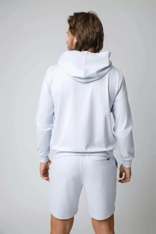 The Zahaan Hoodie by Yebo Clothing highlighted features like a zip-up design and conscious fashion elements, making it a go-to choice for eco-friendly gym clothes and performance hoodies.