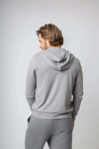 The Zahaan Hoodie by Yebo Clothing combines comfort and style with sustainable performance activewear, featuring eco-friendly gym clothes made from recycled materials, promoting mindful movement in breathable workout gear.